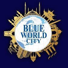 blue world city logo